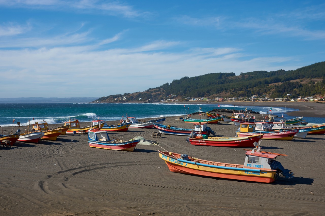 Caleta de Pescadores Curanipe - Atracción cerca de alojamiento Pelluhue